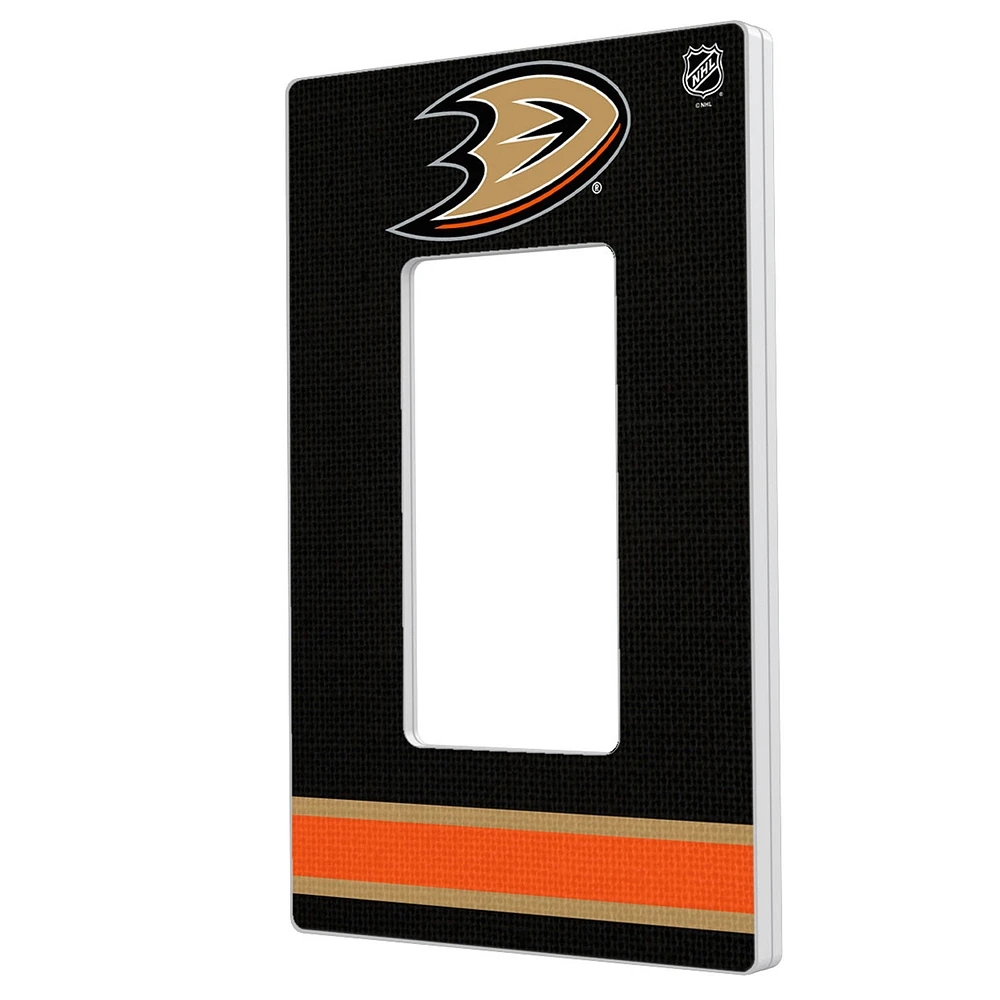 Anaheim Ducks Single Rocker Lightswitch Plate