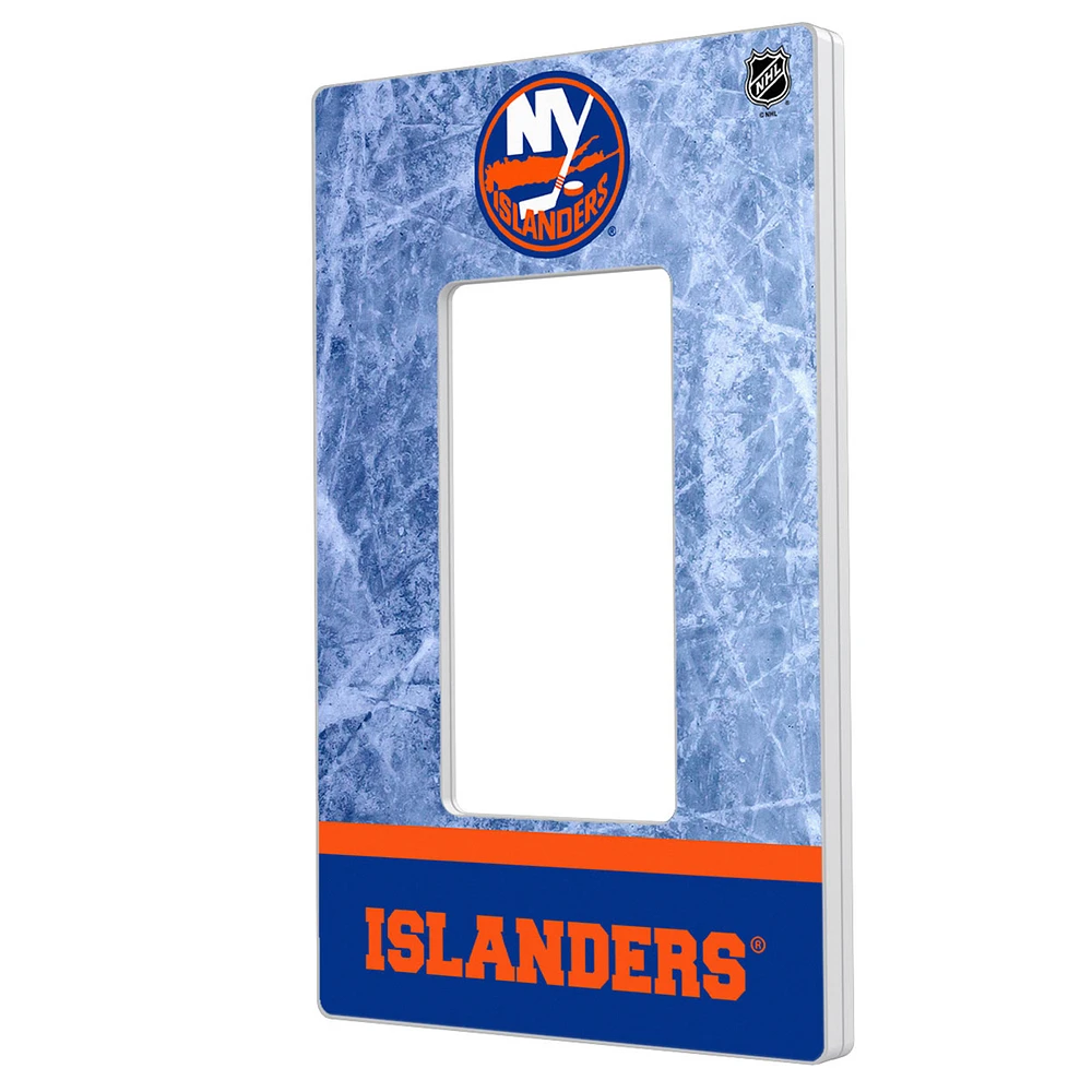New York Islanders Wordmark Single Rocker Lightswitch Plate