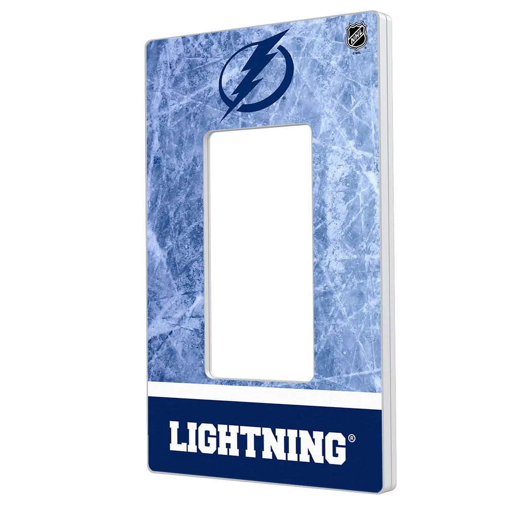 Tampa Bay Lightning Wordmark Single Rocker Lightswitch Plate