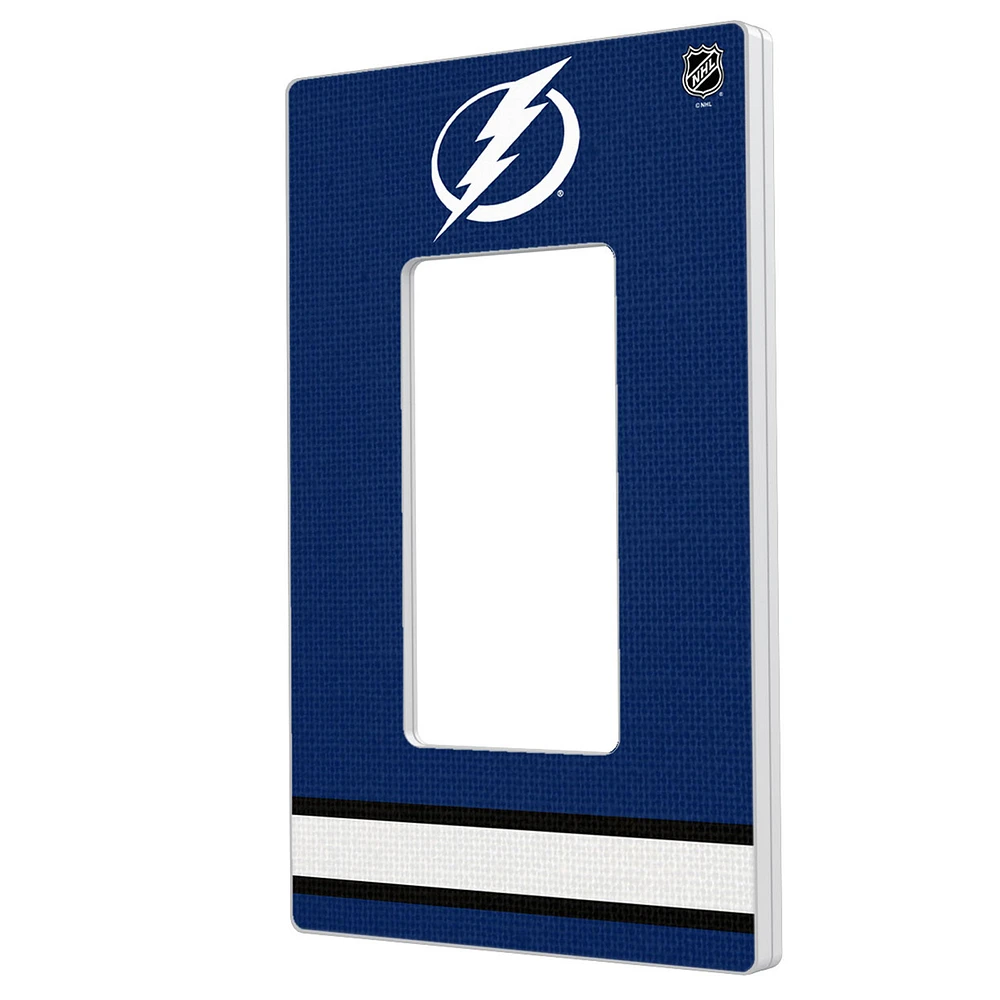 Tampa Bay Lightning Single Rocker Lightswitch Plate