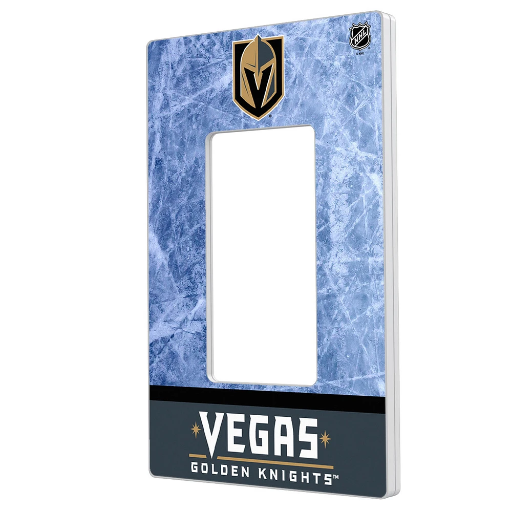 Vegas Golden Knights Wordmark Single Rocker Lightswitch Plate
