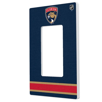 Florida Panthers Single Rocker Lightswitch Plate
