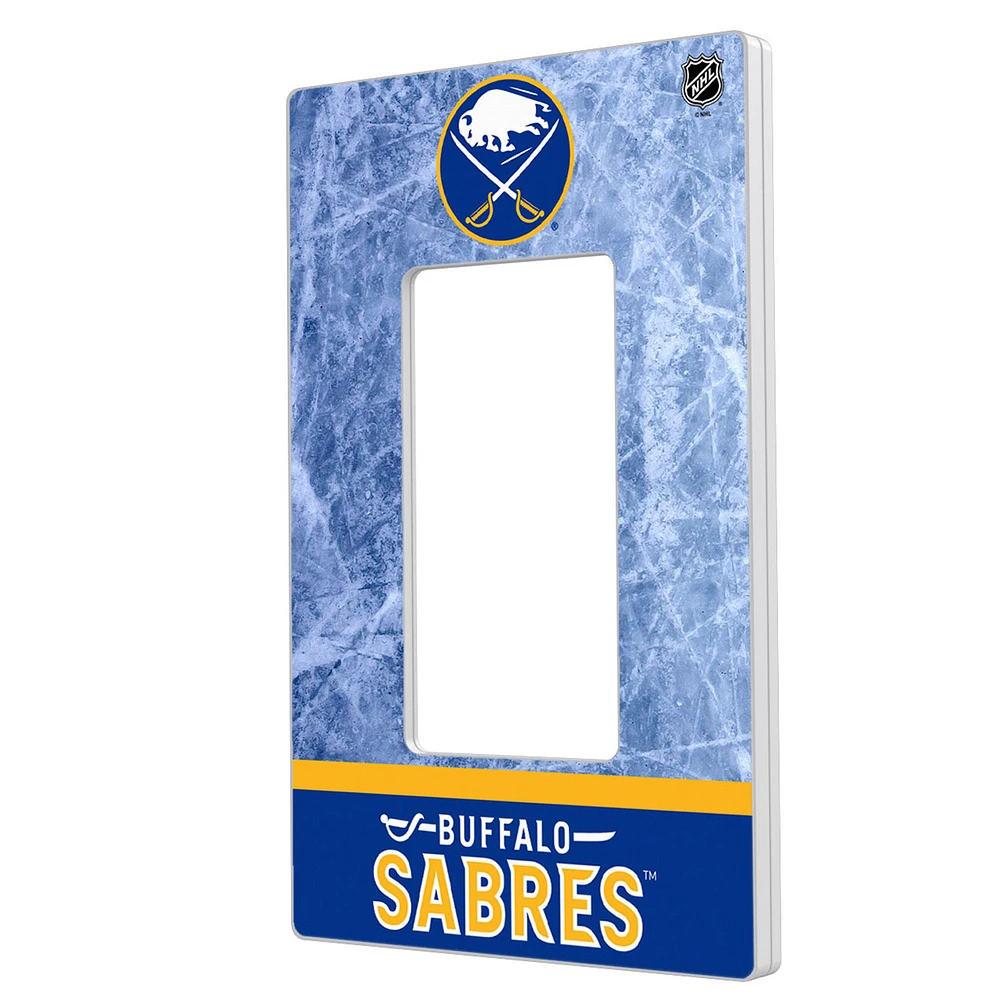 Buffalo Sabres Wordmark Single Rocker Lightswitch Plate