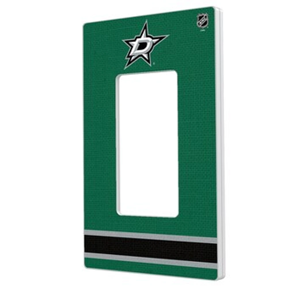 Dallas Stars Single Rocker Lightswitch Plate