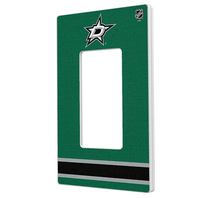 Dallas Stars Single Rocker Lightswitch Plate