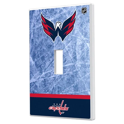 Washington Capitals Wordmark Single Toggle Lightswitch Plate
