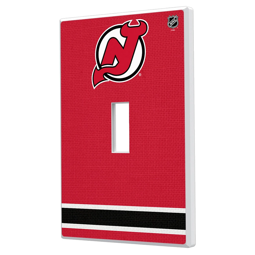 New Jersey Devils Single Toggle Lightswitch Plate