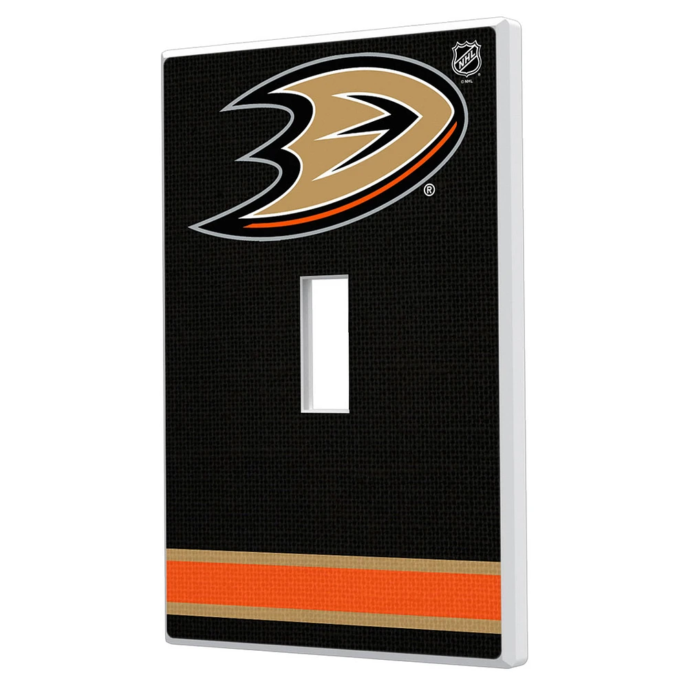 Anaheim Ducks Single Toggle Lightswitch Plate