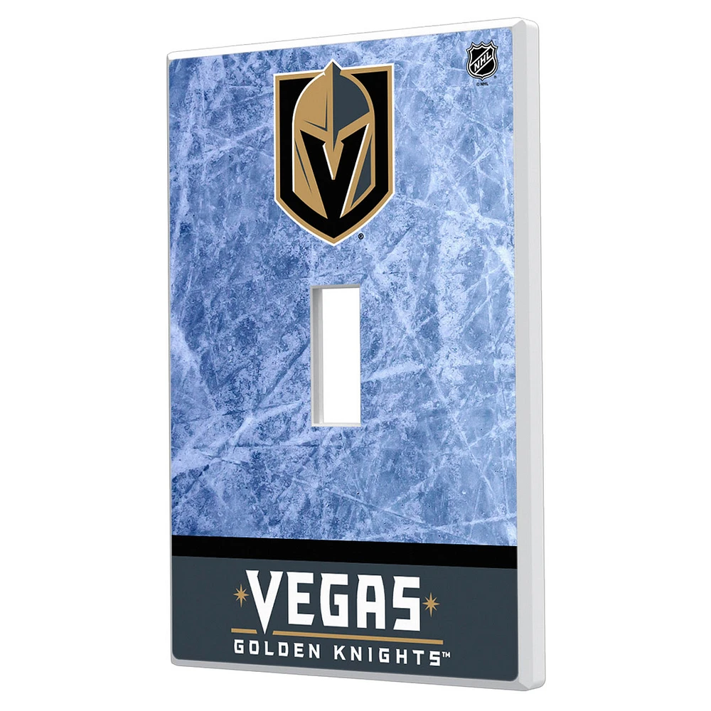 Vegas Golden Knights Wordmark Single Toggle Lightswitch Plate