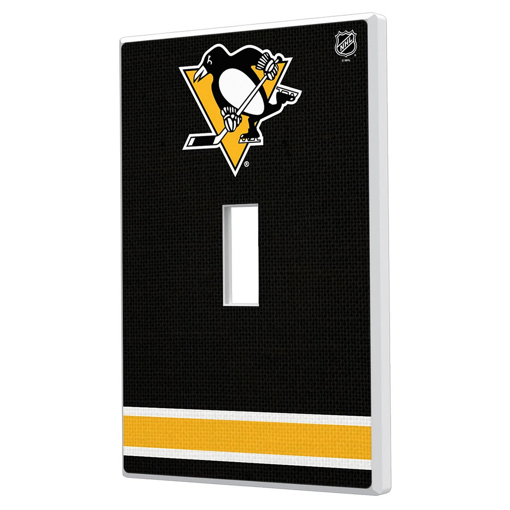 Pittsburgh Penguins Single Toggle Lightswitch Plate