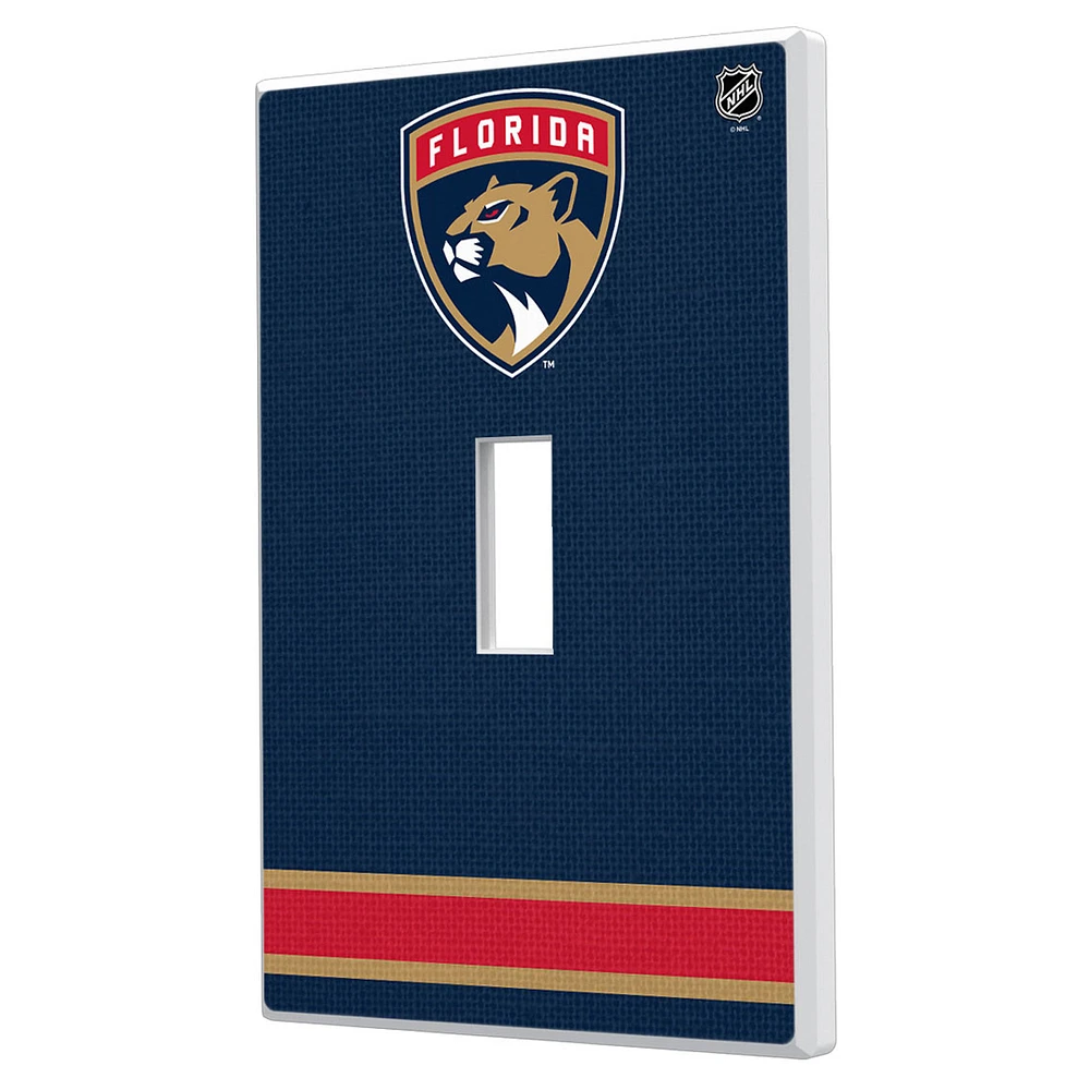 Florida Panthers Single Toggle Lightswitch Plate