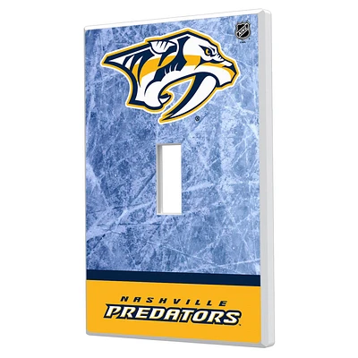Nashville Predators Wordmark Single Toggle Lightswitch Plate