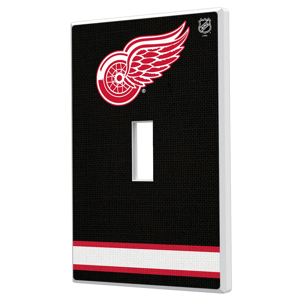 Detroit Red Wings Single Toggle Lightswitch Plate