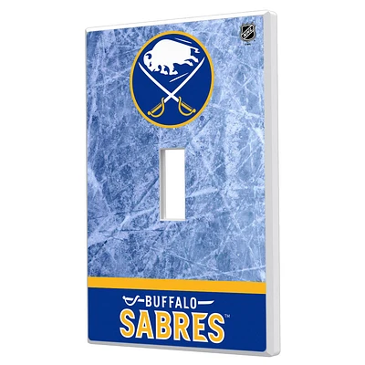 Buffalo Sabres Wordmark Single Toggle Lightswitch Plate