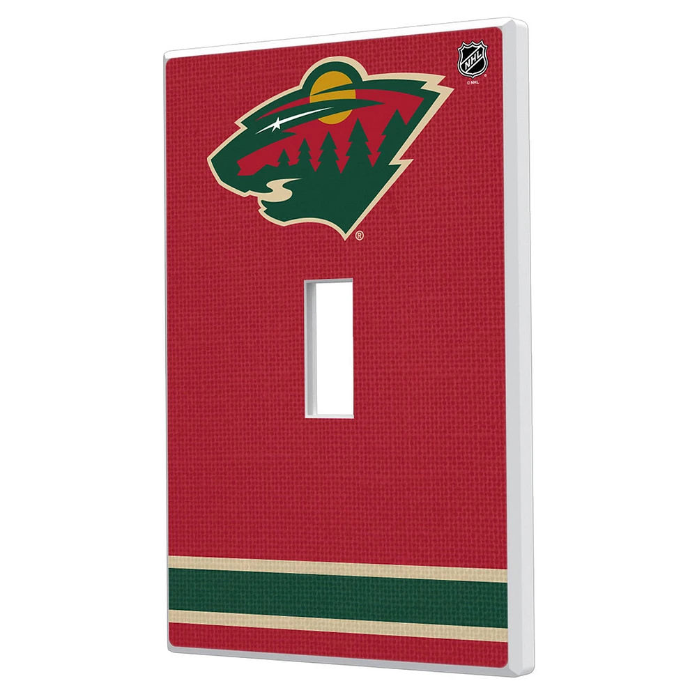 Minnesota Wild Single Toggle Lightswitch Plate