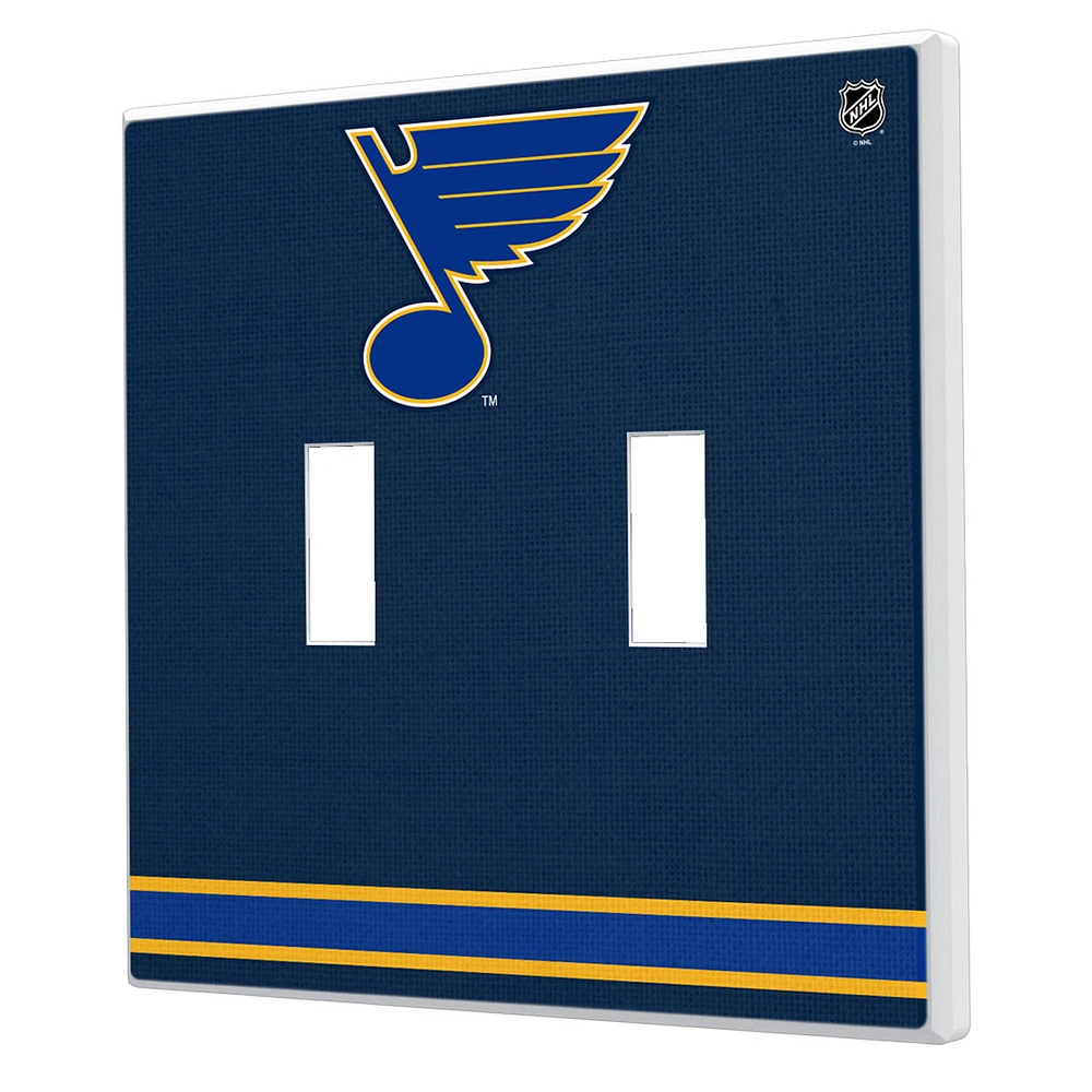 St. Louis Blues Double Toggle Lightswitch Plate