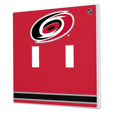 Carolina Hurricanes Double Toggle Lightswitch Plate