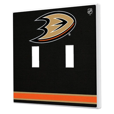 Anaheim Ducks Double Toggle Lightswitch Plate