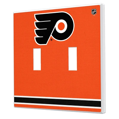 Philadelphia Flyers Double Toggle Lightswitch Plate