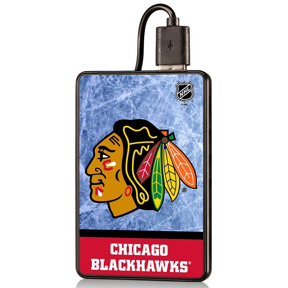 Chicago Blackhawks Wordmark Credit Card Power Bank