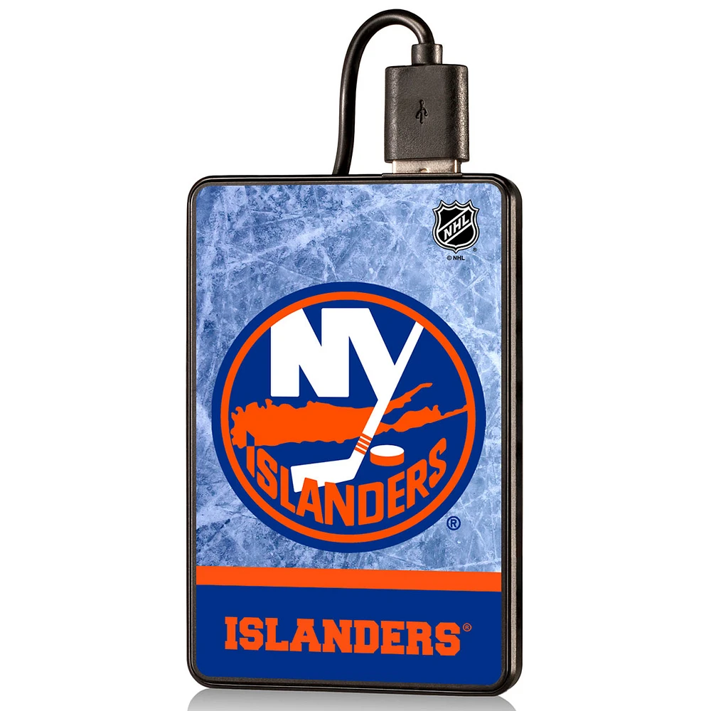 New York Islanders Wordmark Credit Card Power Bank