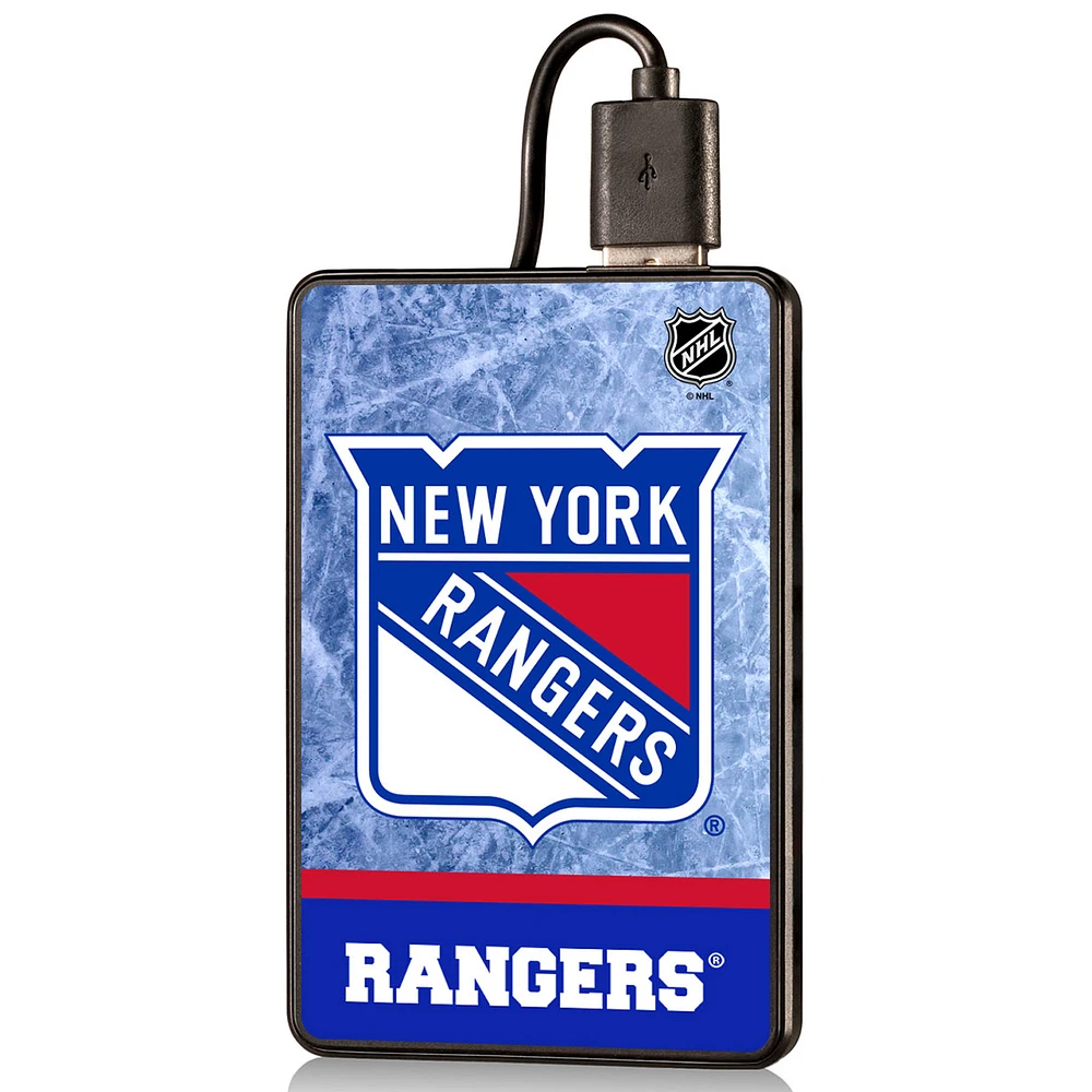 New York Rangers Wordmark Credit Card Power Bank
