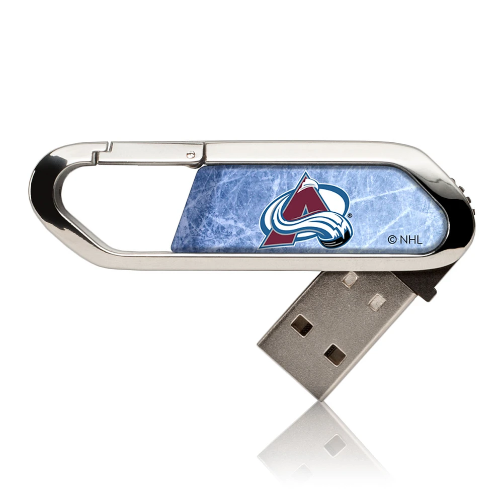 Colorado Avalanche Ice Flood Clip USB Flash Drive