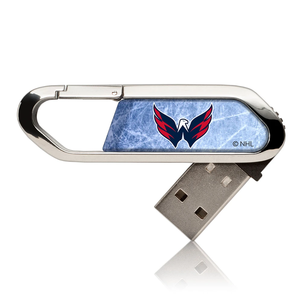 Washington Capitals Ice Flood Clip USB Flash Drive