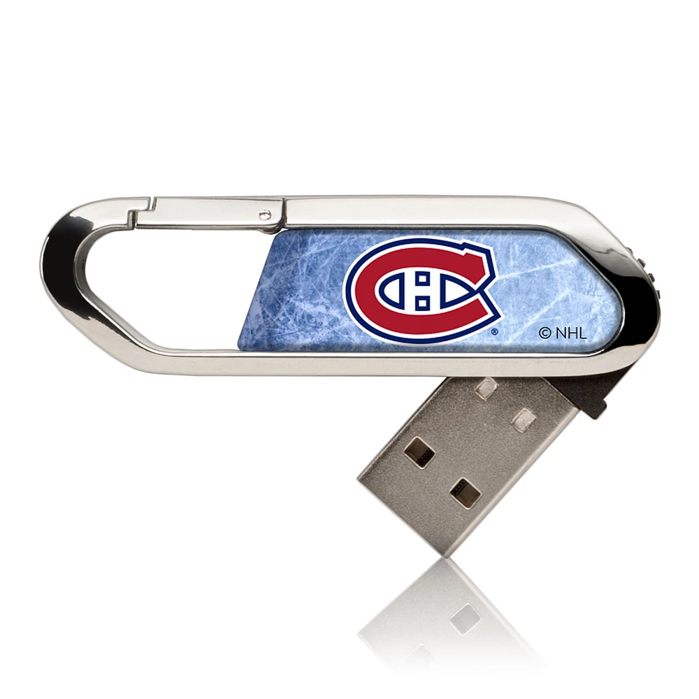 Montreal Canadiens Ice Flood Clip USB Flash Drive