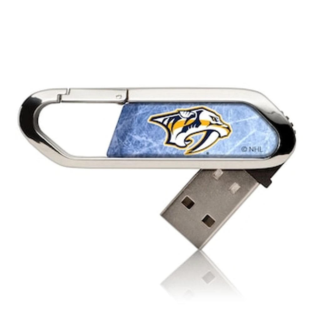 Nashville Predators Ice Flood Clip USB Flash Drive