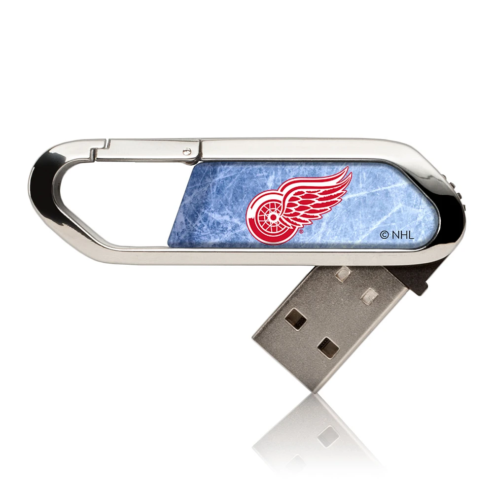 Detroit Red Wings Ice Flood Clip USB Flash Drive