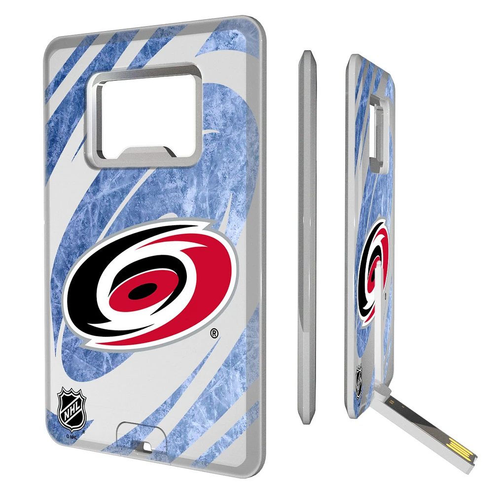 Carolina Hurricanes Credit Card USB Drive with Bottle Opener