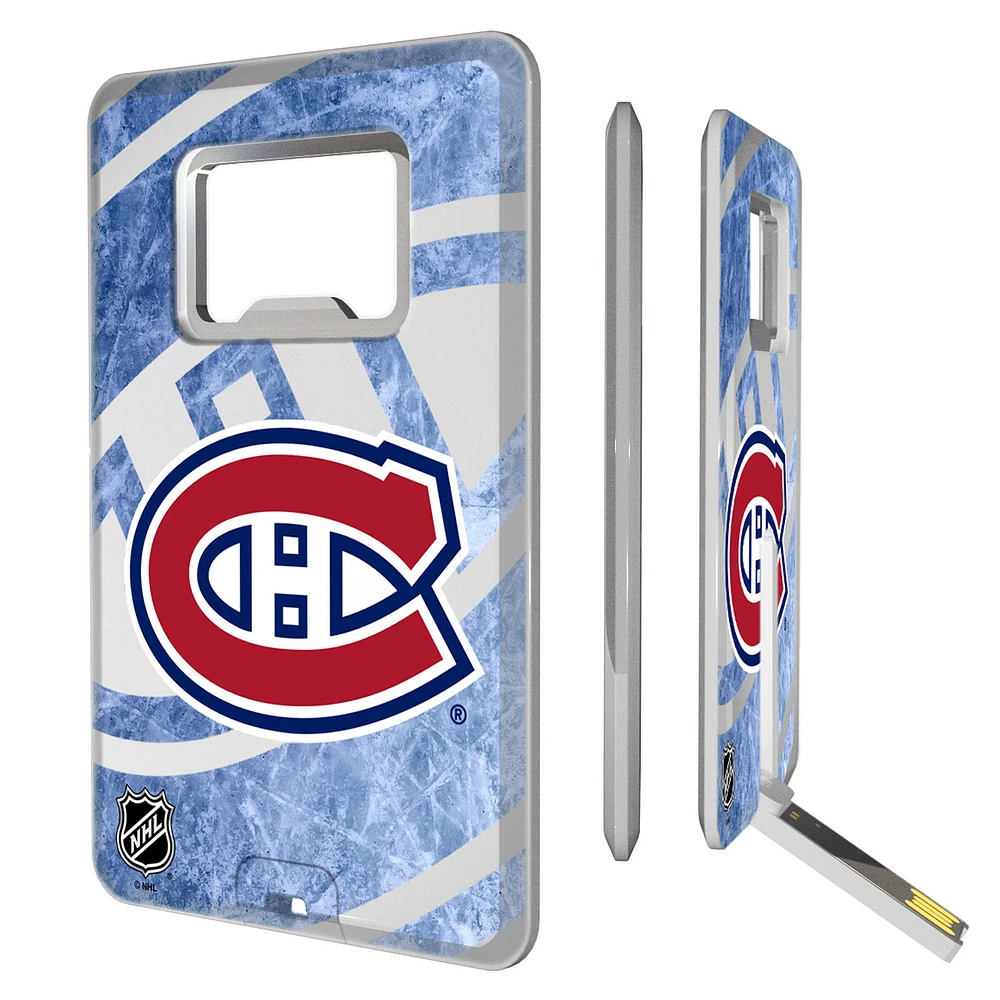 Montreal Canadiens Credit Card USB Drive with Bottle Opener