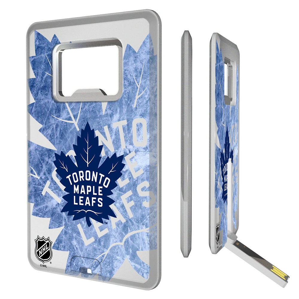 Toronto Maple Leafs Credit Card USB Drive with Bottle Opener