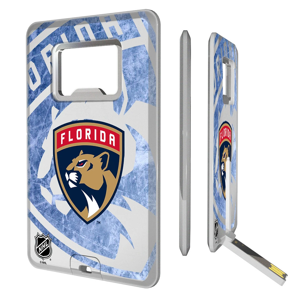 Florida Panthers Credit Card USB Drive with Bottle Opener