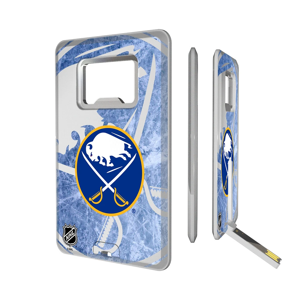 Buffalo Sabres Credit Card USB Drive with Bottle Opener