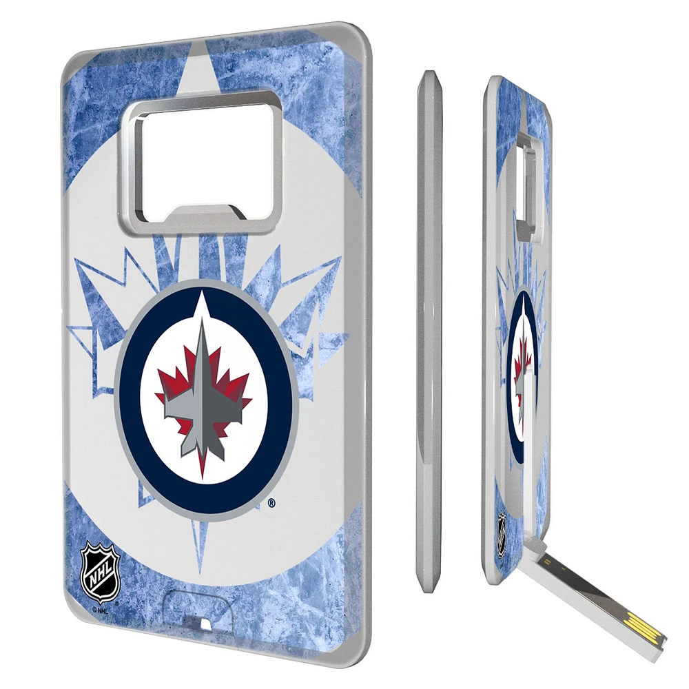 Winnipeg Jets Credit Card USB Drive with Bottle Opener