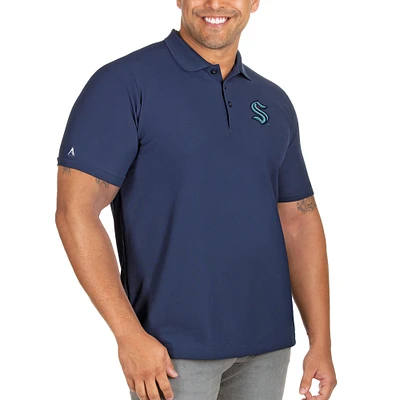 Men's Antigua Navy Seattle Kraken Big & Tall Legacy Pique Polo