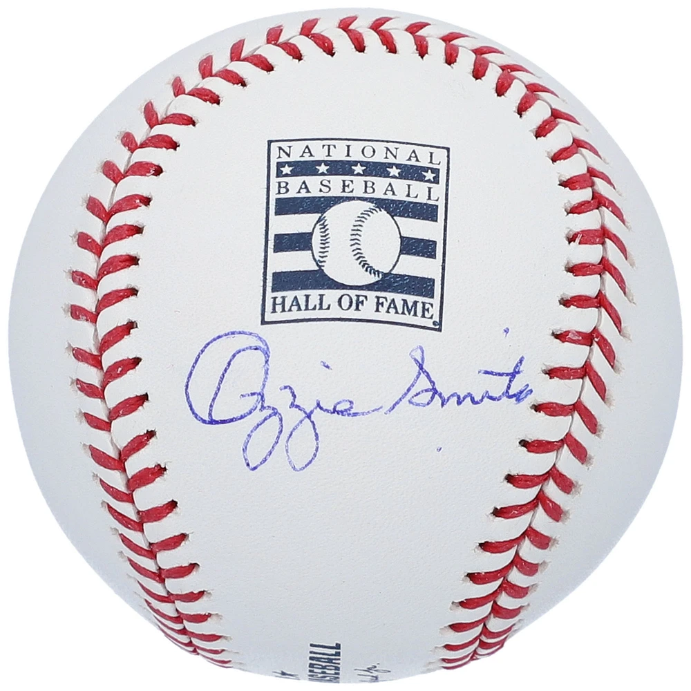 Ozzie Smith St. Louis Cardinals Autographed Hall of Fame Logo Baseball