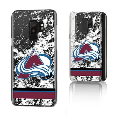 Colorado Avalanche Galaxy Stripe Clear Ice Case