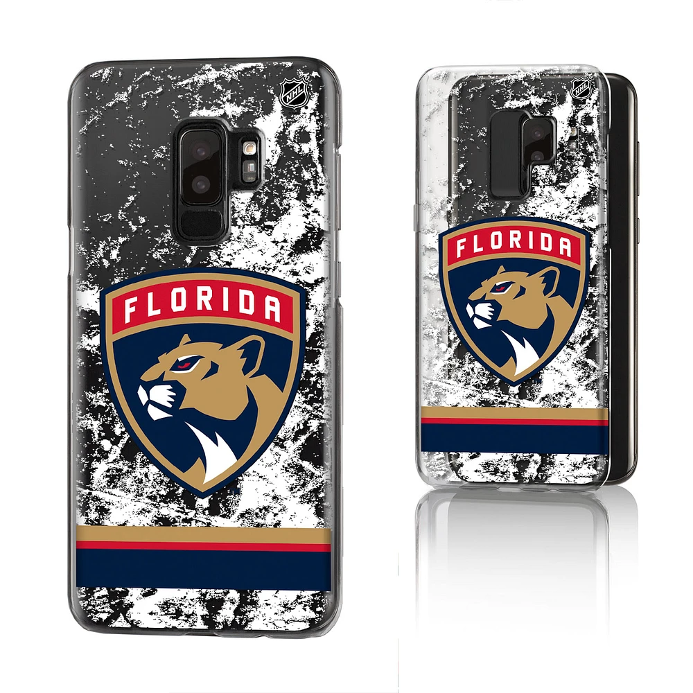 Florida Panthers Galaxy Stripe Clear Ice Case