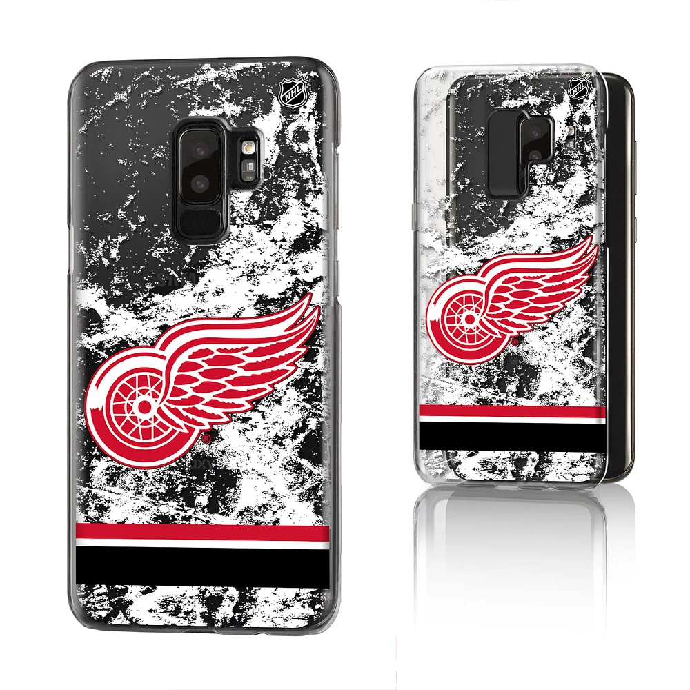 Detroit Red Wings Galaxy Stripe Clear Ice Case