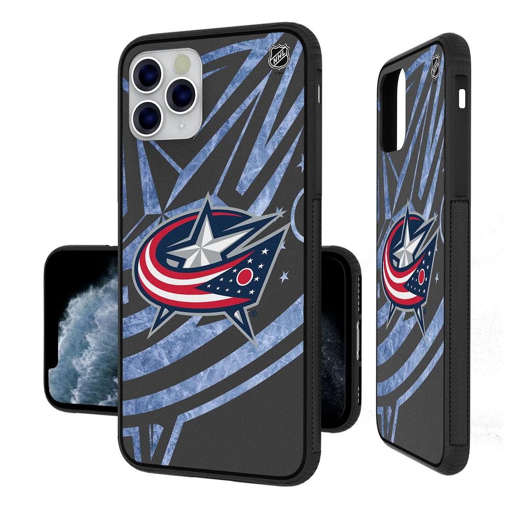 Columbus Blue Jackets iPhone Tilt Bump Ice Case