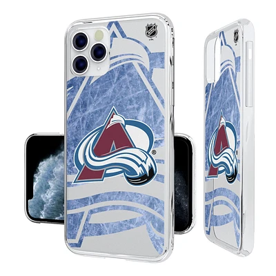 Colorado Avalanche iPhone Clear Ice Case