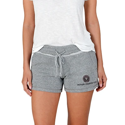 Women's Concepts Sport Gray Inter Miami CF Mainstream Terry Shorts