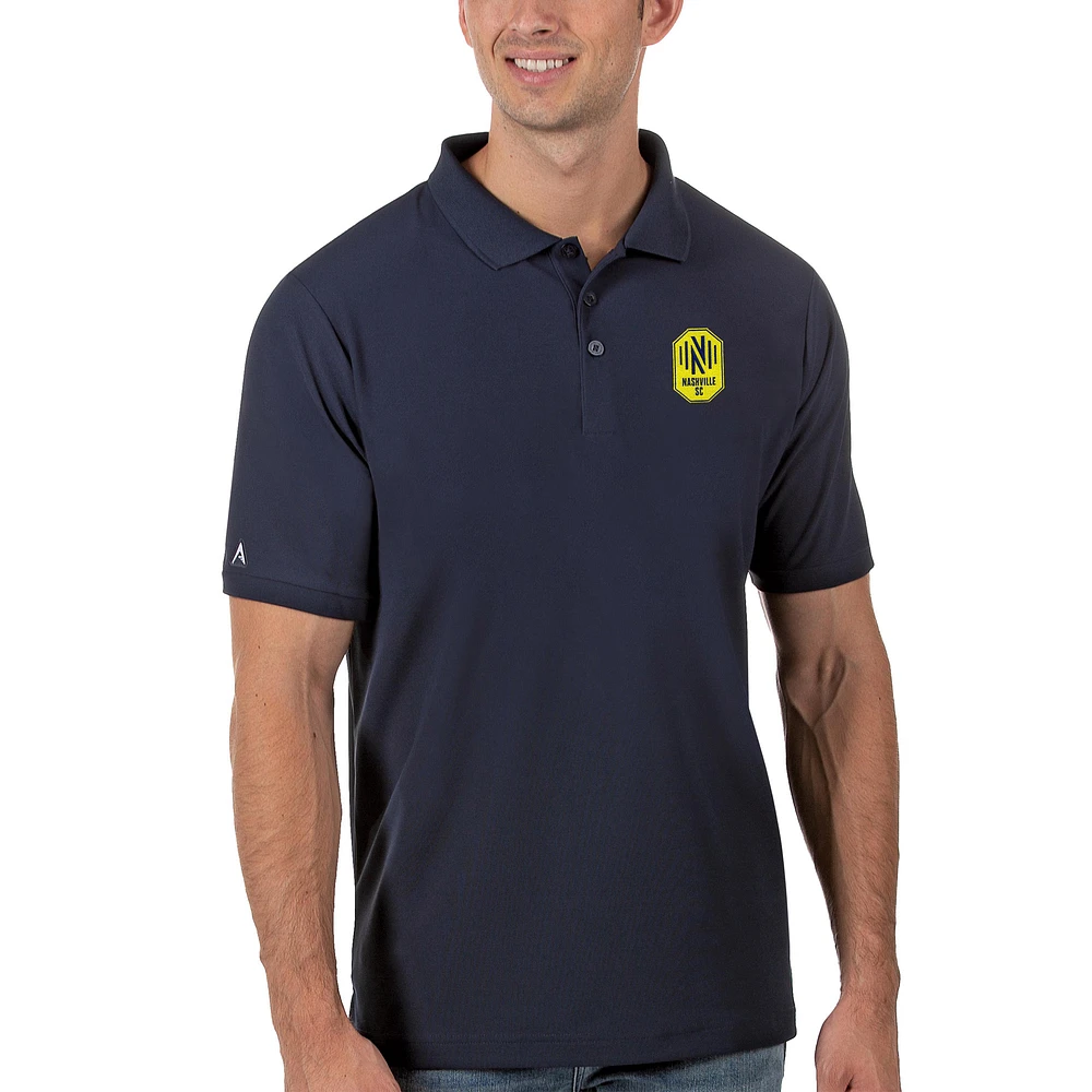 Men's Antigua Navy Nashville SC Legacy Pique Polo