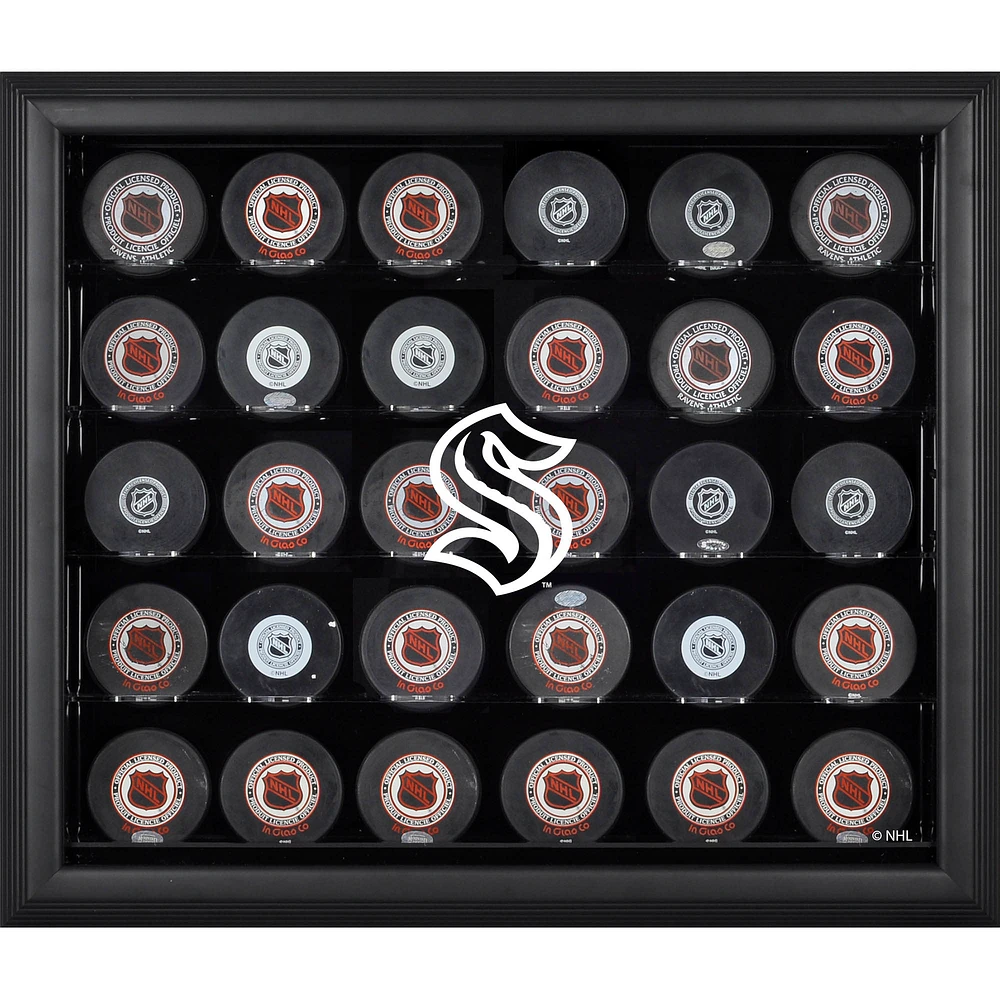 Seattle Kraken Framed 30-Puck Display Case