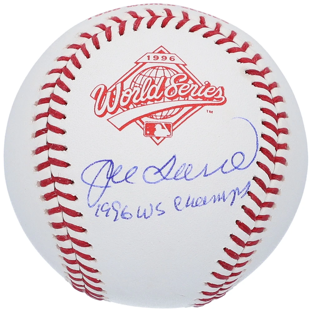 Joe Torre New York Yankees Autographed 1996 World Series Logo Baseball with "1996 WS Champs" Inscription