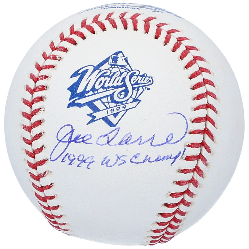 Joe Torre New York Yankees Autographed 1999 World Series Logo Baseball with "1999 WS Champs" Inscription