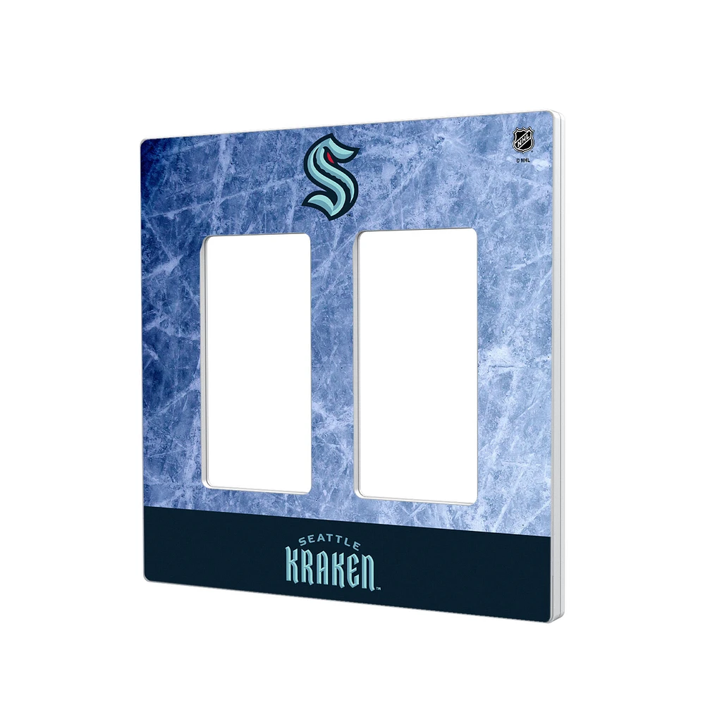 Seattle Kraken Double Rocker Lightswitch Plate